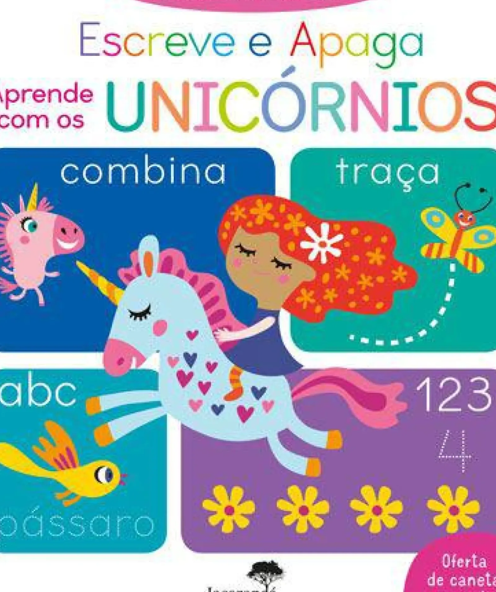 Jacarandá Atividades > Primeiras Atividades - Escreve e Apaga - Aprende com os Unicórnios