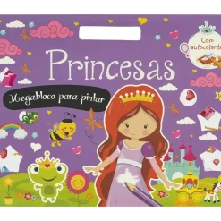 New Porto Editora Princesas - Megabloco para Pintar com Autocolantes
