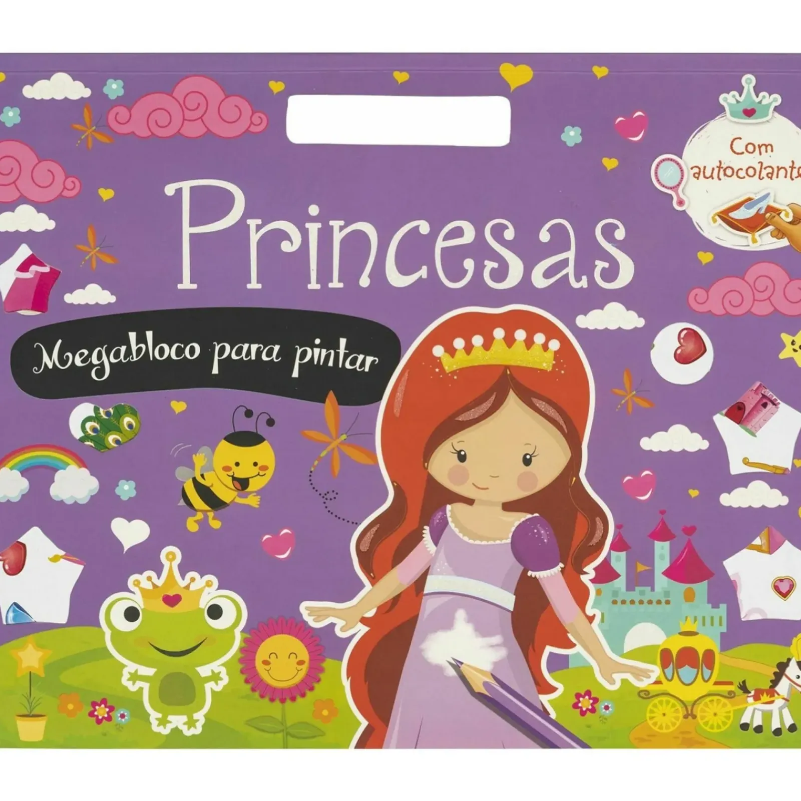 New Porto Editora Princesas - Megabloco para Pintar com Autocolantes