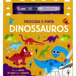 Online Porto Editora Procura e Pinta Dinossauros - Livro com Caneta de Água