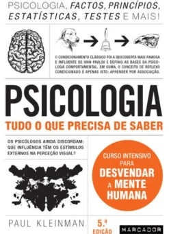 Marcador Psicologia - Tudo o que Precisa de Saber de Paul Kleinman Curso Intensivo para Desvendar a Mente Humana