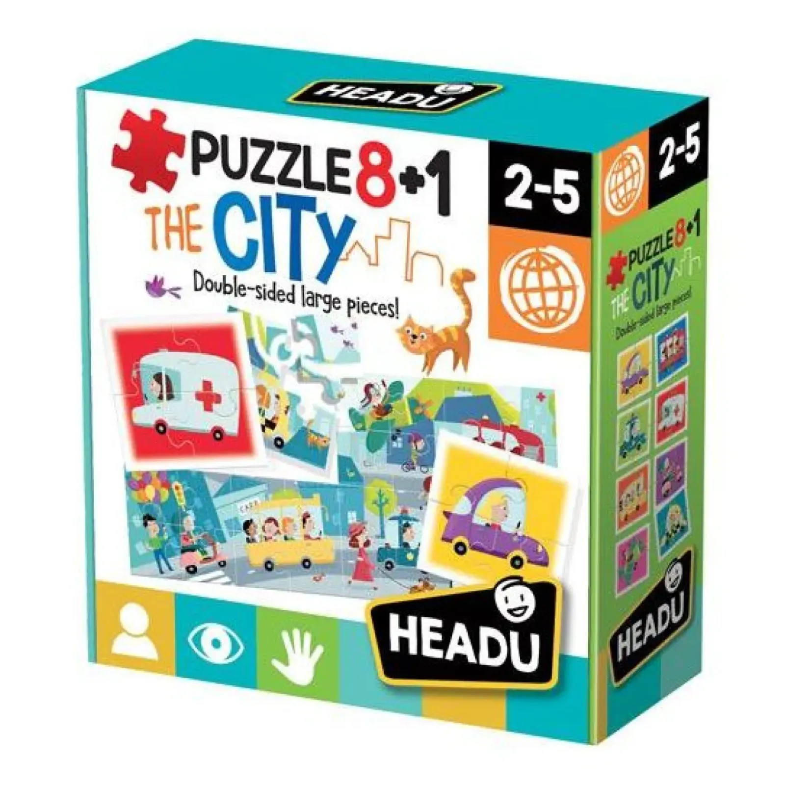 Headu Puzzles|Headu > Puzzle 8+1 City