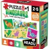 Headu Puzzles|Headu > Puzzle 8+1 Dinosaurs