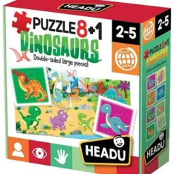 Headu Puzzles|Headu > Puzzle 8+1 Dinosaurs