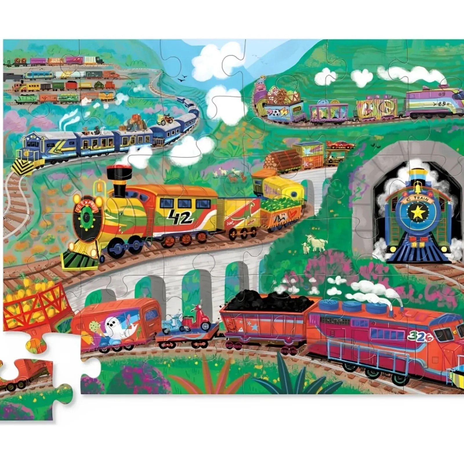 Crocodile Creek Puzzles > Puzzle 36 Pcs All Aboard