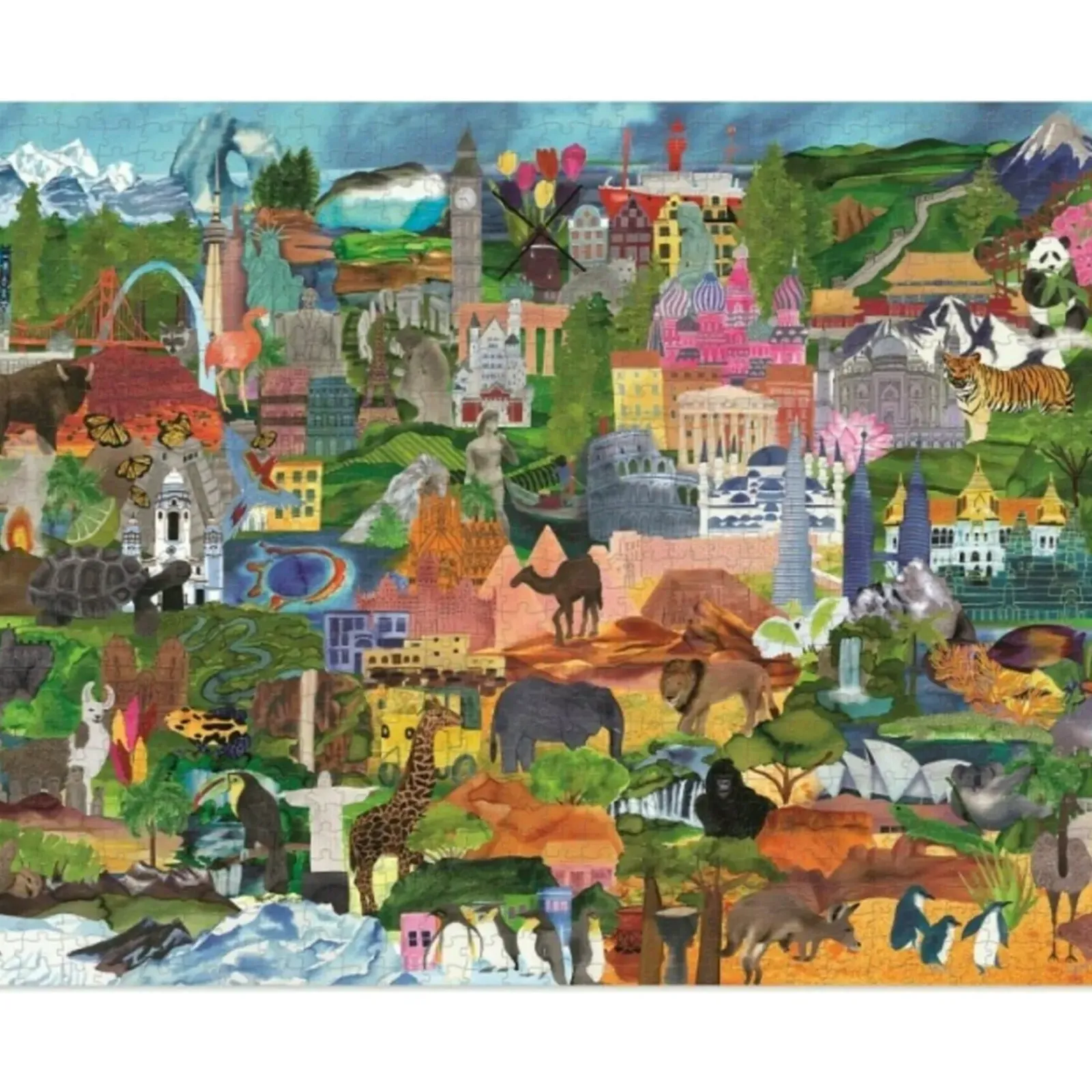Clearance Crocodile Creek Puzzle 1000 Pcs - World