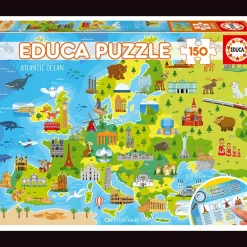 Online Educa Puzzle 150 Peças Mapa Da Europa