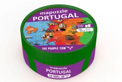 The Purple Cow Puzzle 100 Peças - Mapa De Portugal