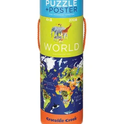 Clearance Crocodile Creek Puzzle 200 Peças - Poster Mundo Animal
