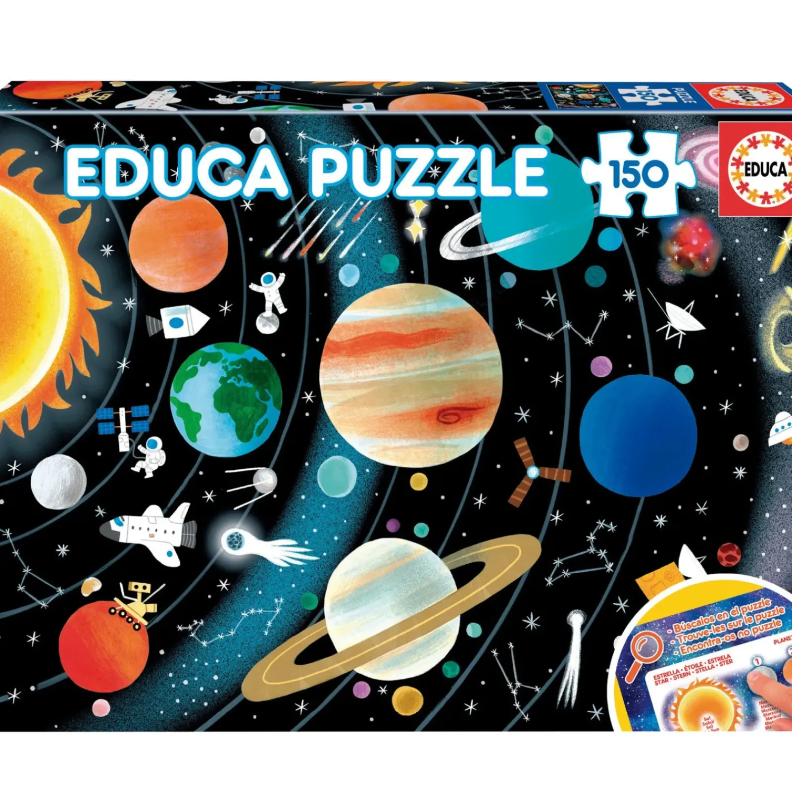 Educa Puzzles > Puzzle 150 Peças Sistema Solar