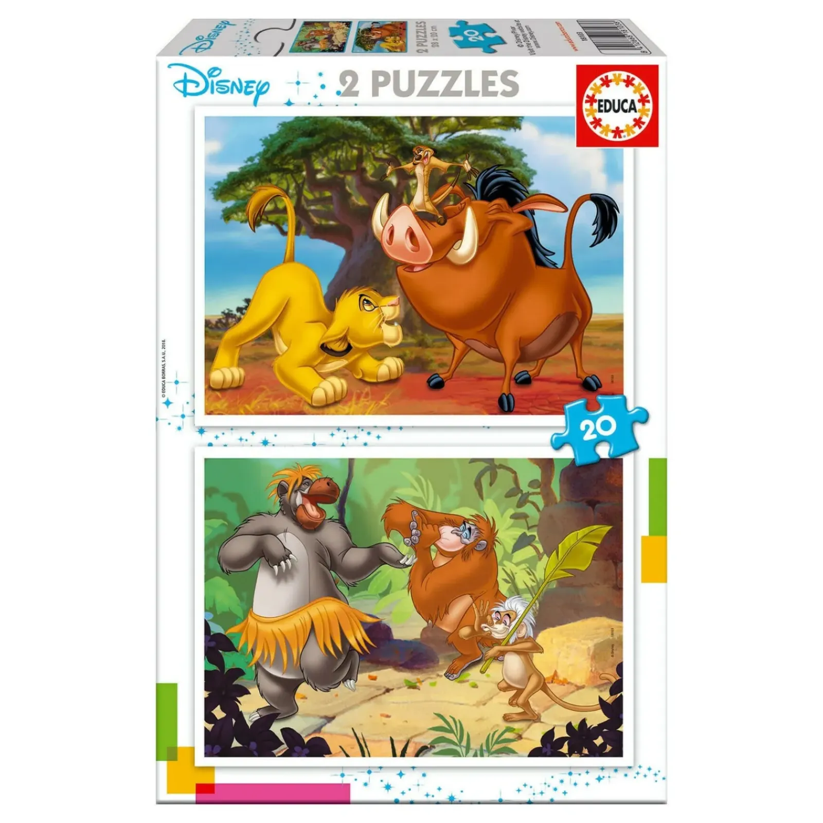 Educa Puzzles > Puzzles 2X20 Sortidos