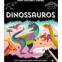 Hot Texto Editora Raspa, Descobre e Aprende - Dinossauros de Imagine That Books