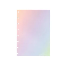 Caderno Inteligente Cadernos E Recargas|Cadernos De Disco > Recarga A5 30 Folhas 120gr Rainbow