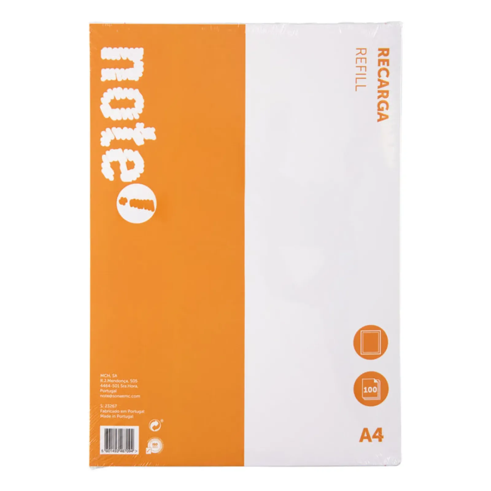 Note! Recarga A4 100 Folhas Liso