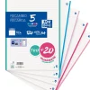 Online Oxford Recarga A4 120 Folhas Pautado 5 Cores Pastel