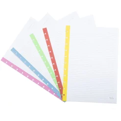 Talia Cadernos De Disco|Pastas De Arquivo E Recargas > Recarga para Caderno Smart A4 Pautado 50 Folhas Banda Cor