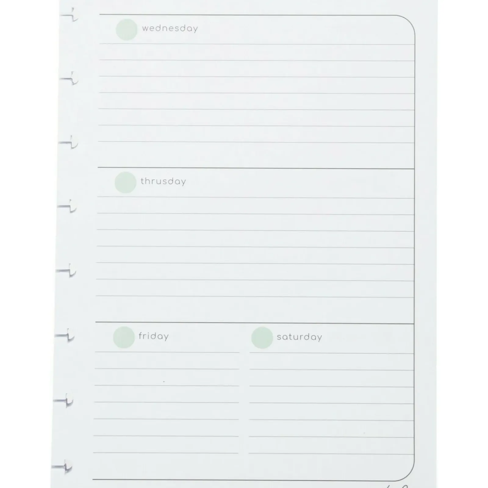 Hot Talia Recarga Planner Smart A5 60F