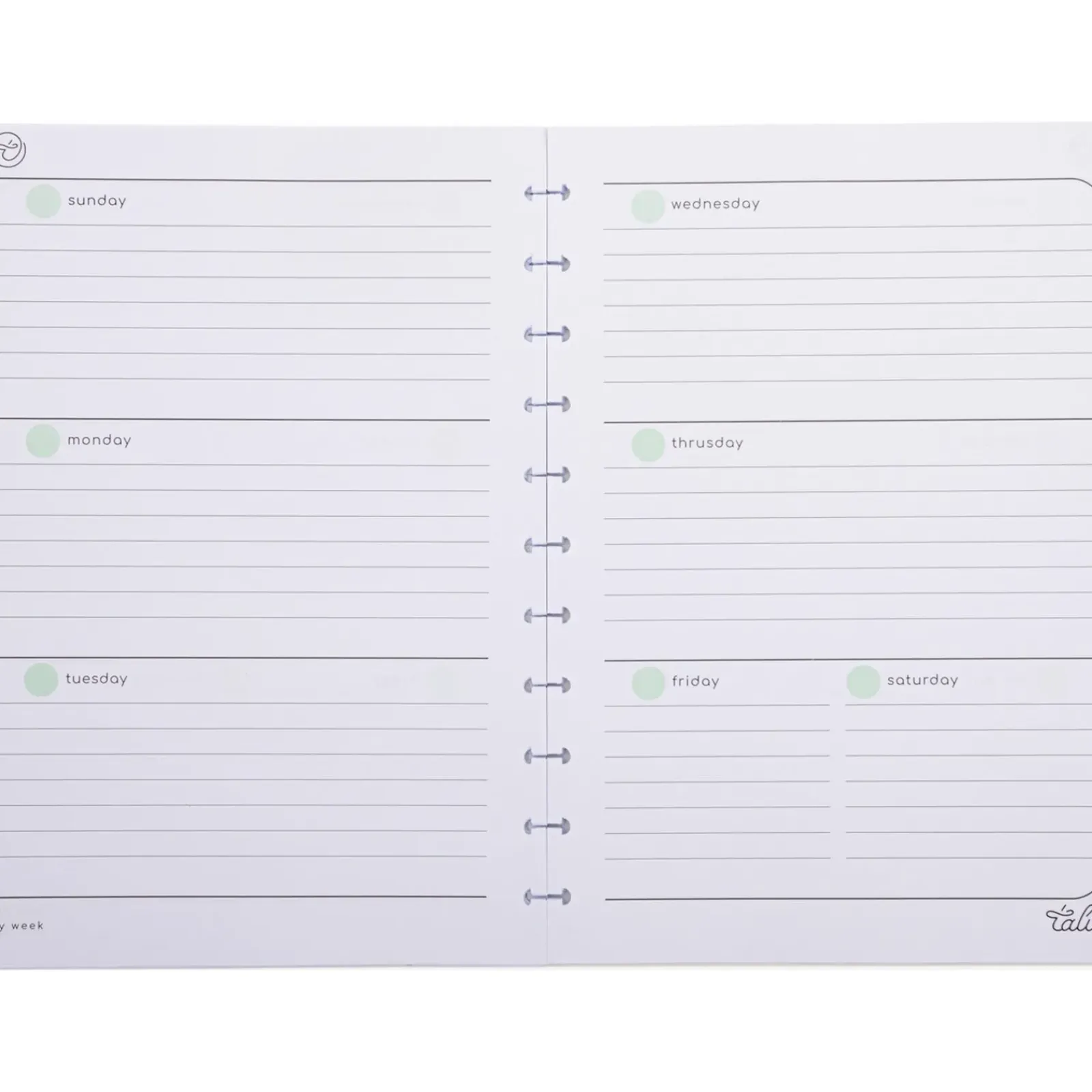 Talia Cadernos De Disco|Papel De Impressão > Recarga Planner Smart A4 60F