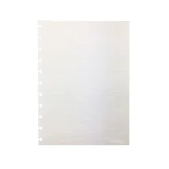 New Caderno Inteligente Recargas Grande Pautadas 120G Branco