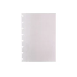 Caderno Inteligente Cadernos E Recargas|Cadernos De Disco > Recargas A5 Quadriculadas 120G Linhas Branco