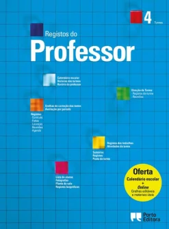 Porto Editora Dicionários E Gramáticas > Registos do Professor - 4 Turmas