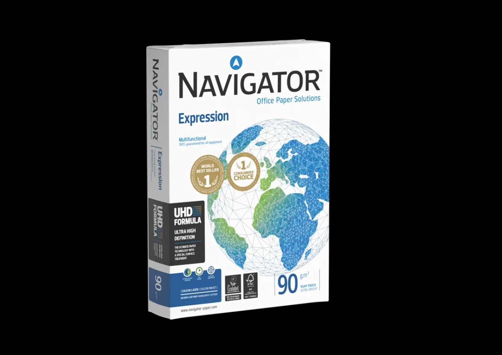 Discount Navigator Resma de Papel de Impressão A4 500 Folhas 90g/m2