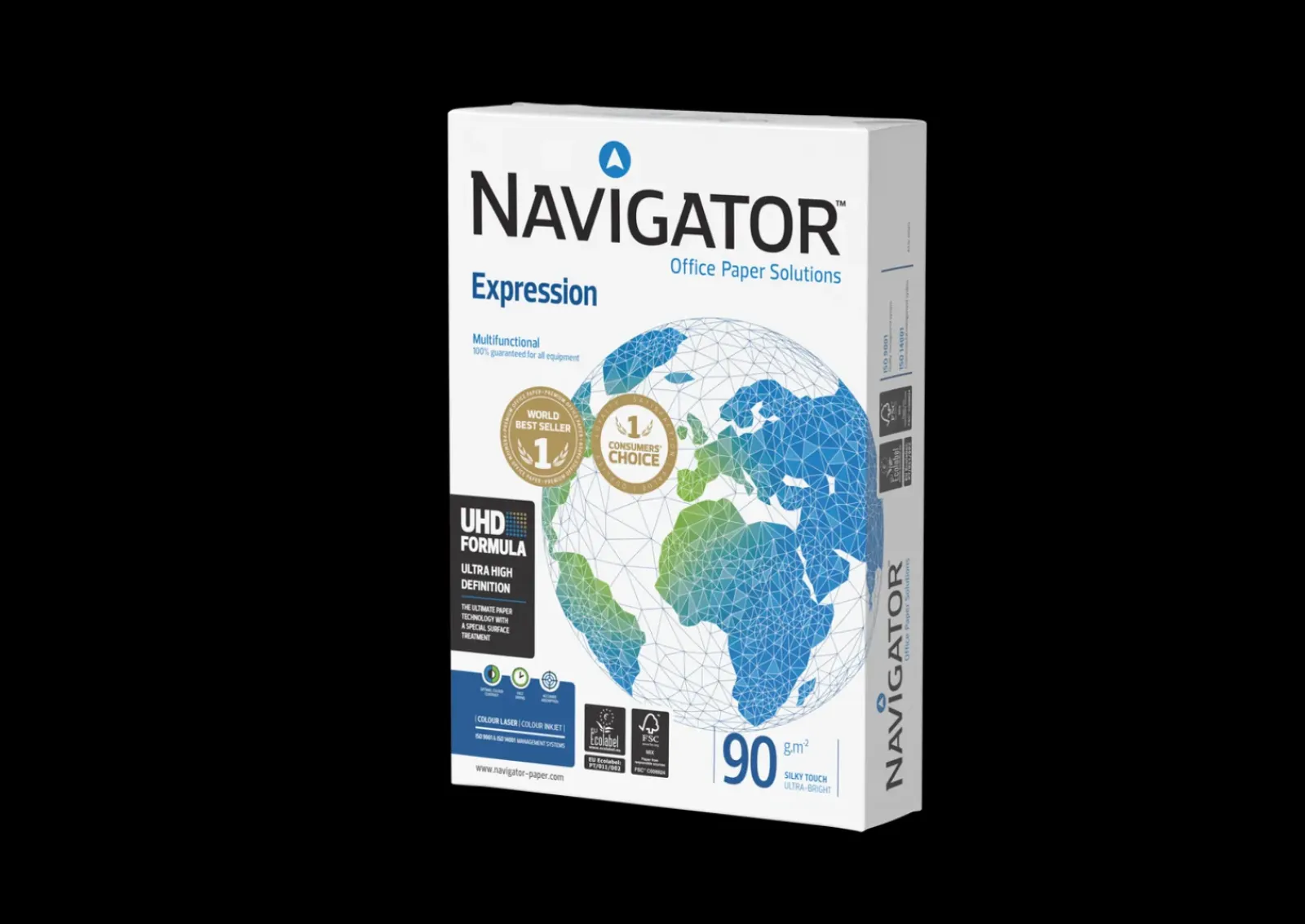 Discount Navigator Resma de Papel de Impressão A4 500 Folhas 90g/m2