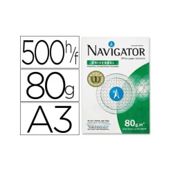 Navigator Papel De Impressão > Resma Papel Impressão A3 80G 500F