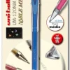 Uni Canetas E Esferográficas|Escrita > Roller Signo Noble Metal de Tinta Gel Metálica Azul