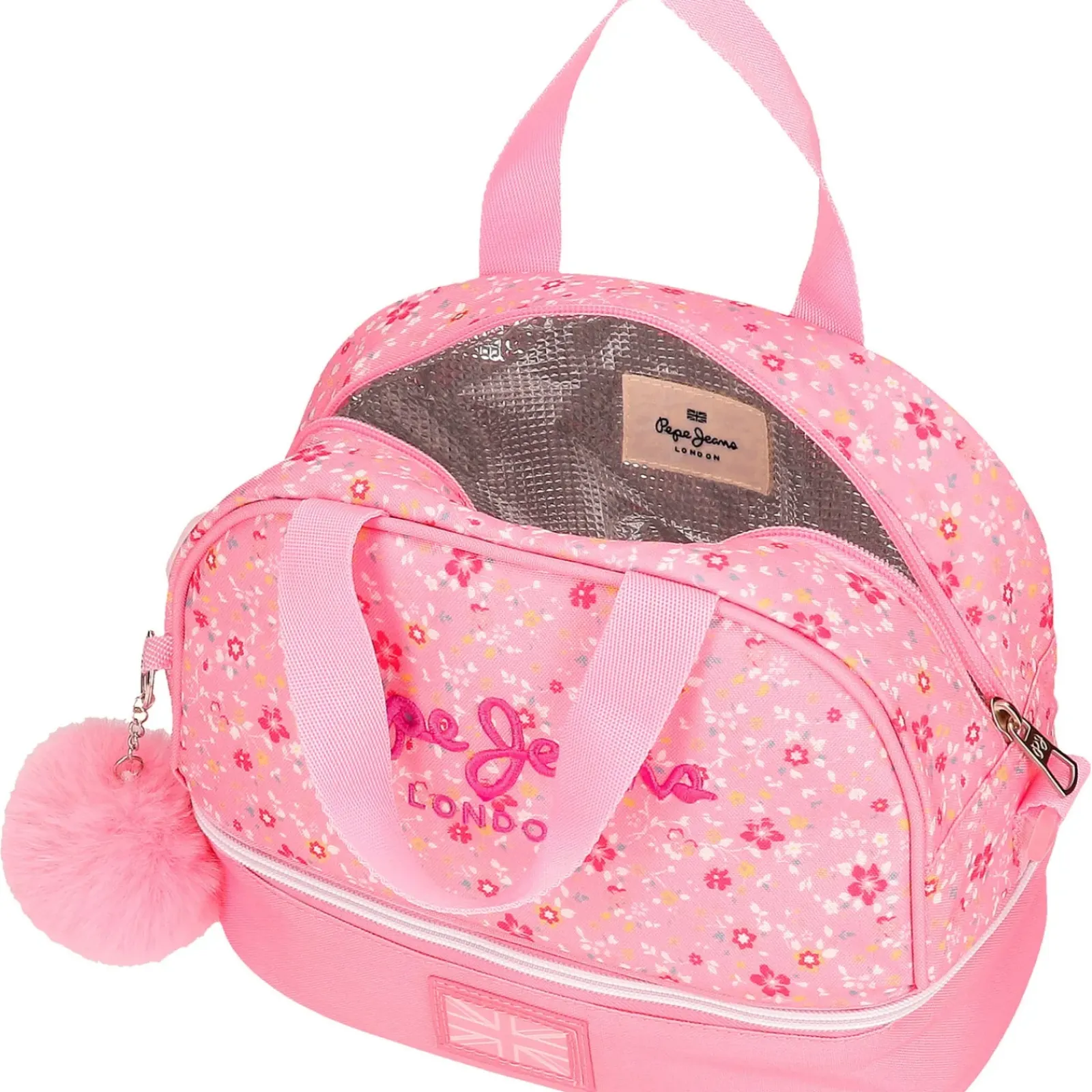 New Pepe Jeans Saco Lanche 2 Compartimentos Alenka Rosa