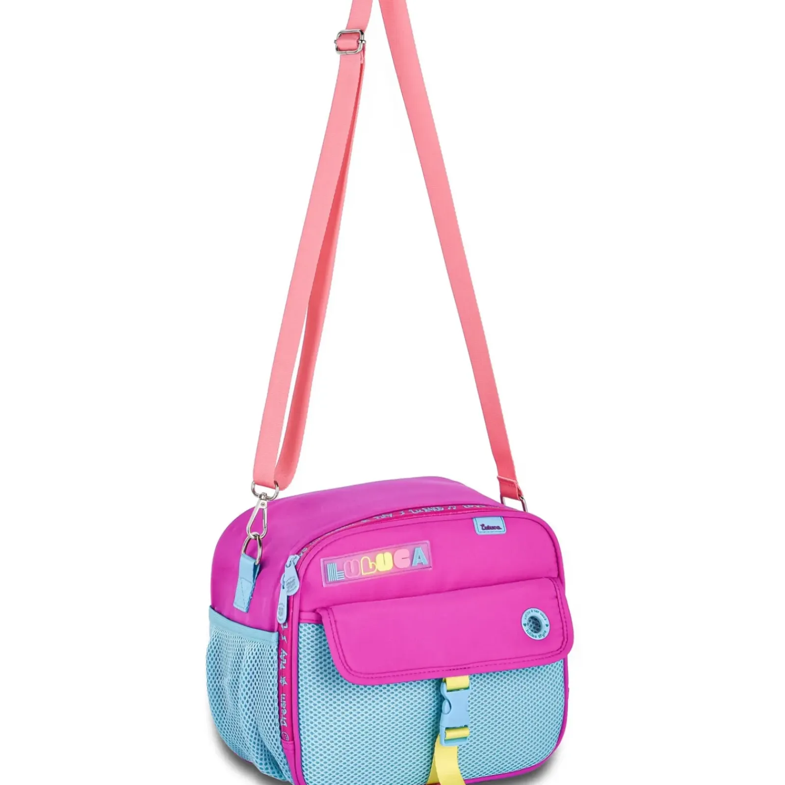Outlet Luluca Saco Lanche Missanga Rosa