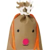 Rico Design Papel E Sacos > Saco Presente Grande - Cara Rena Laranja