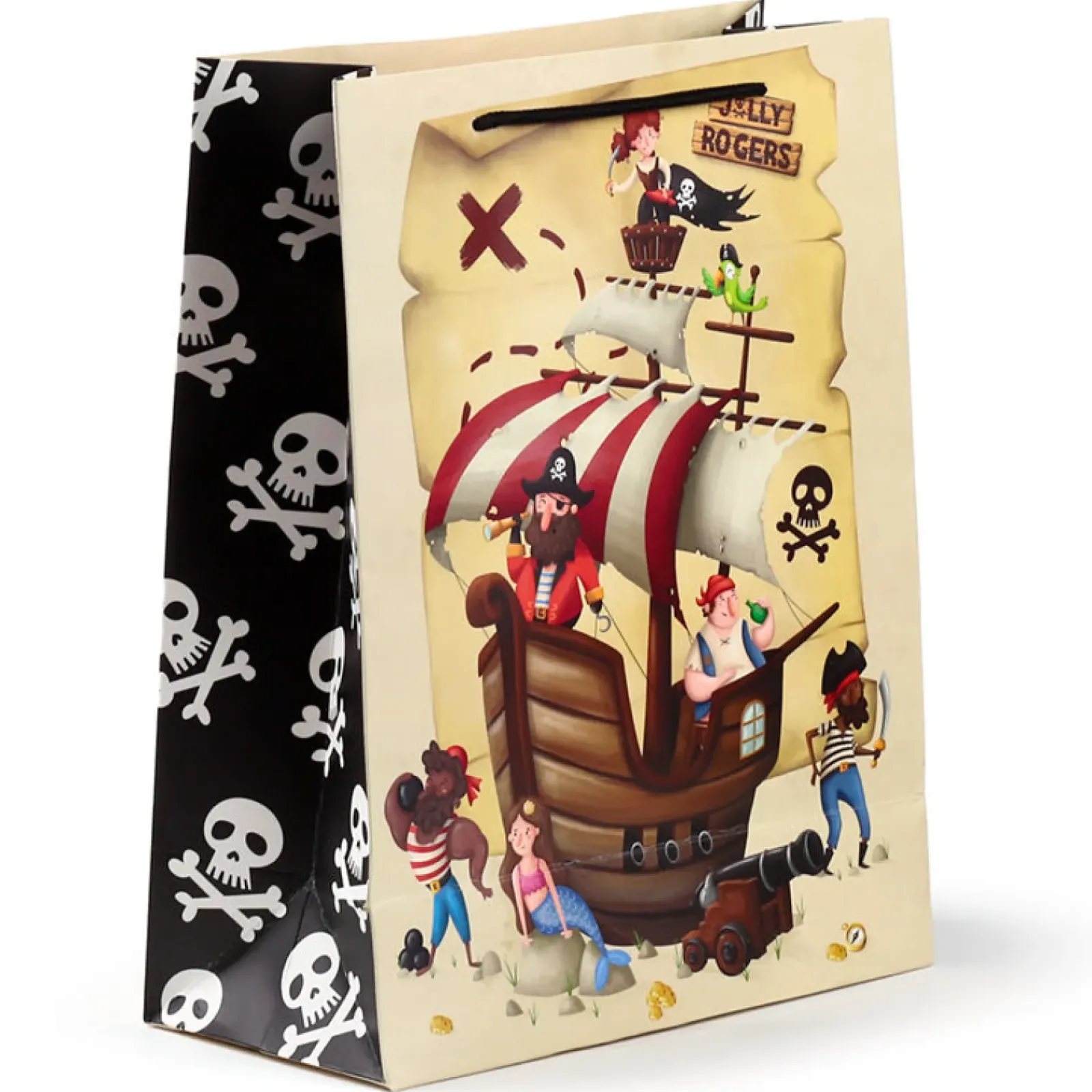 Puckator Saco Presente Grande - Pirata Jolly Rogers