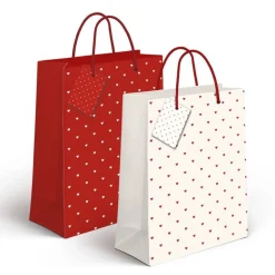 Heyou Papel E Sacos > Saco Presente L - Corações Sortido