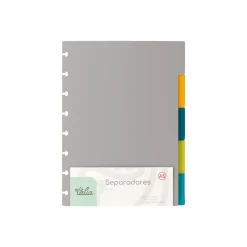 Outlet Talia Separadores A5 para Caderno Smart com 5 Divisórias