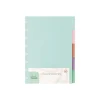 Talia Cadernos De Disco|Separadores E Micas > Separadores A5 para Caderno Smart com 5 Divisórias Pastel