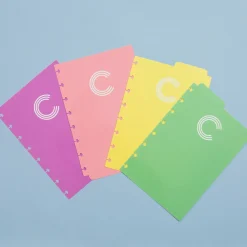 Clearance Caderno Inteligente Separadores A5 Pastel