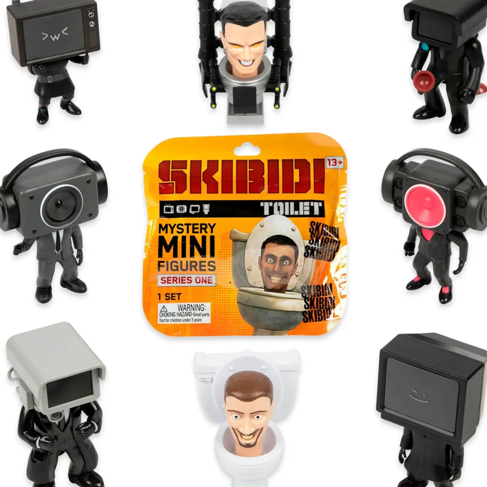 Concentra Colecionáveis > Skibidi Toilet - Mini Figuras