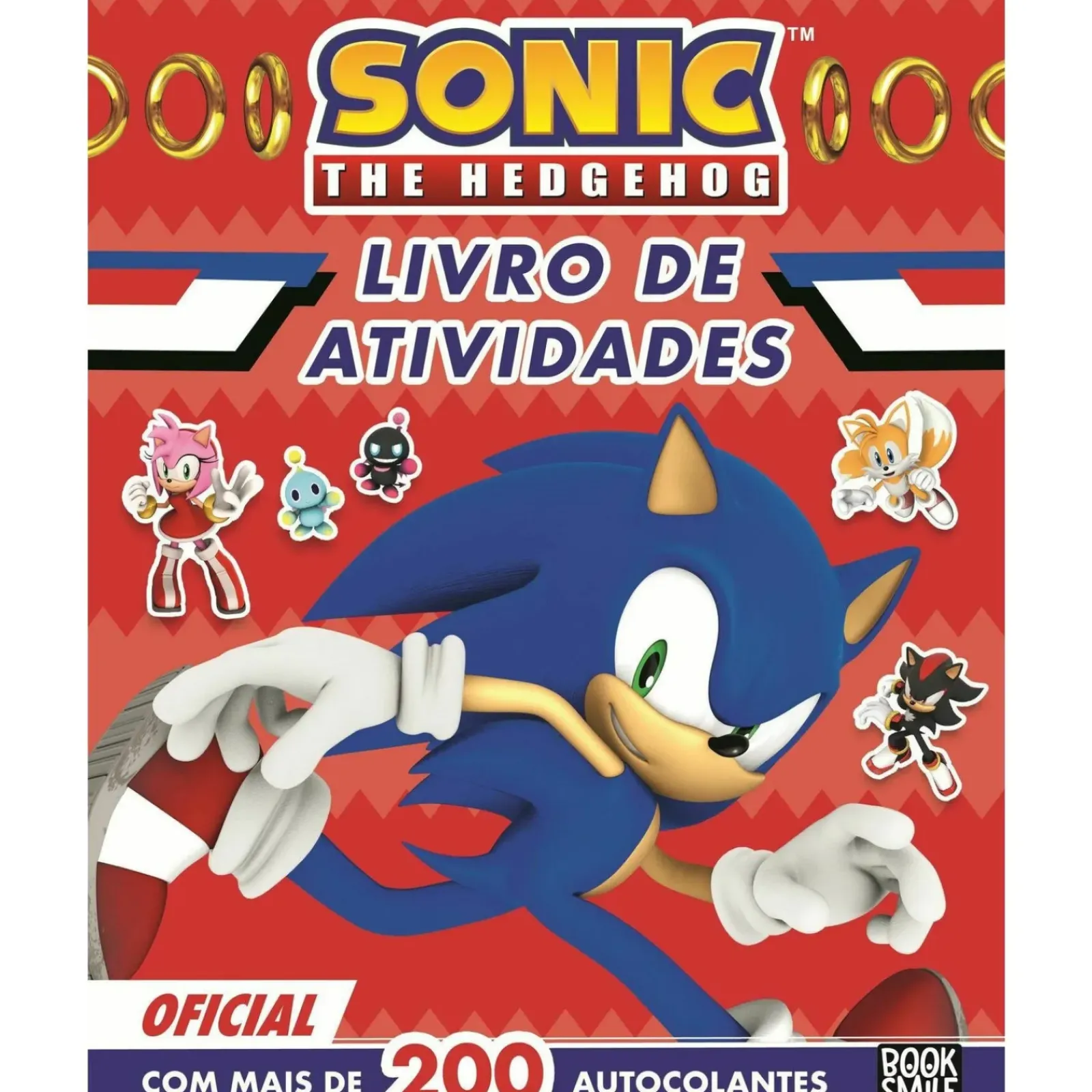 Clearance Booksmile Sonic - Livro de Atividades com Autocolantes