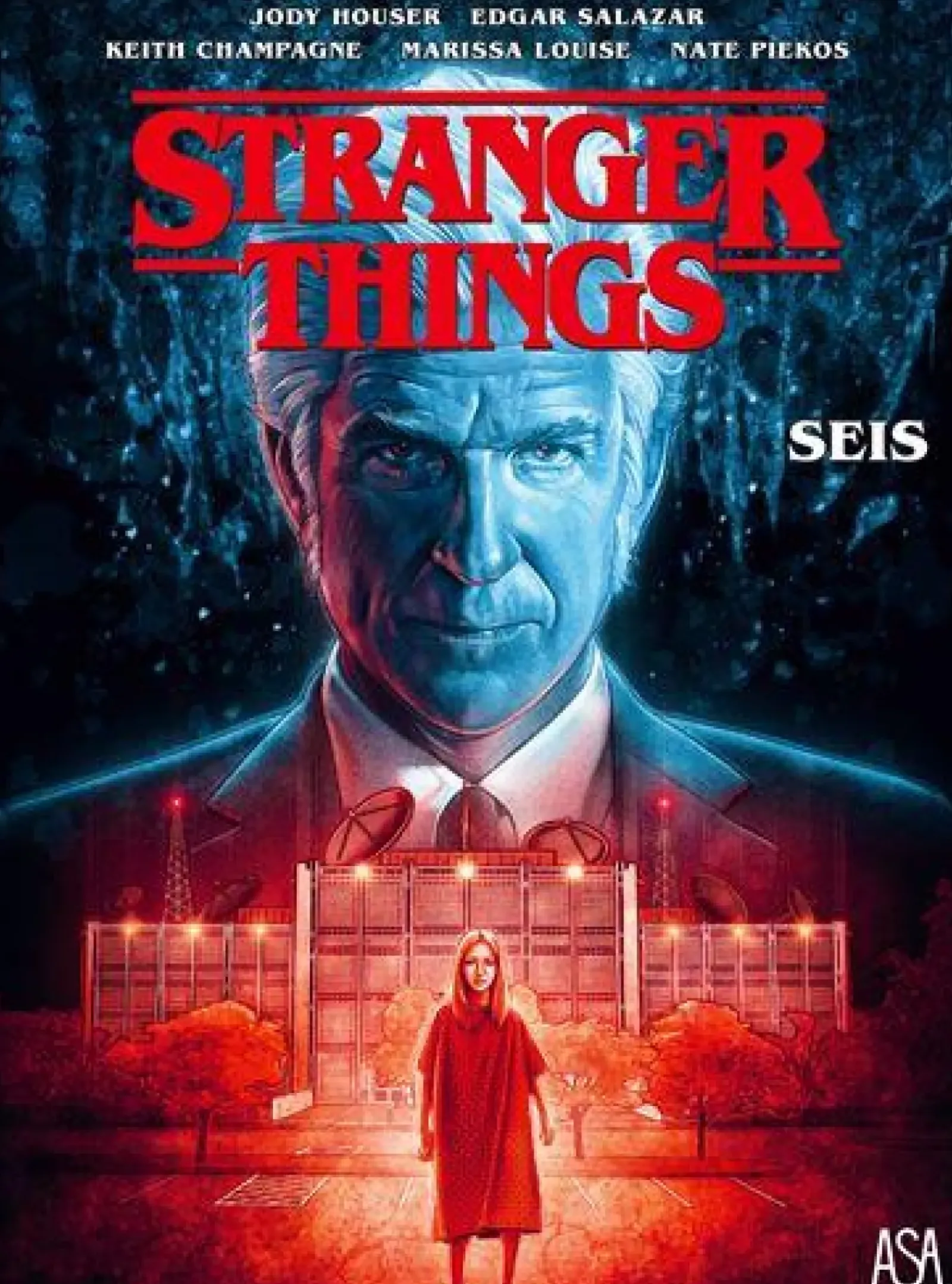 Hot Edições Asa Stranger Things - Seis de Jody Houser, Nate Piekos, Marissa Louise, Stefano Martino, Edgar Salazar e Keith Champagne