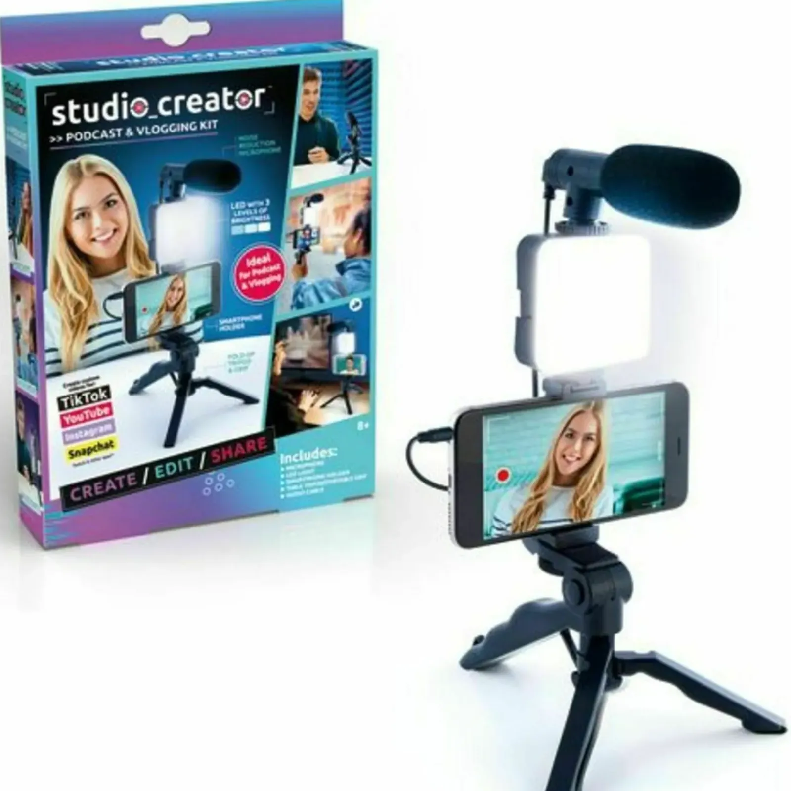 Studio Creator Didáticos > Vlogging Kit
