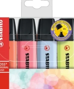 Outlet Stabilo Sublinhador de Tinta Fluorescente Pastel