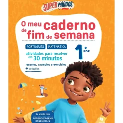 Note! Online 1º Ciclo > Super Miúdos o Meu Caderno de Fim de Semana 1º Ano Português | Matemática de Marisa Costa, Raquel Janeiro e Paula Melo