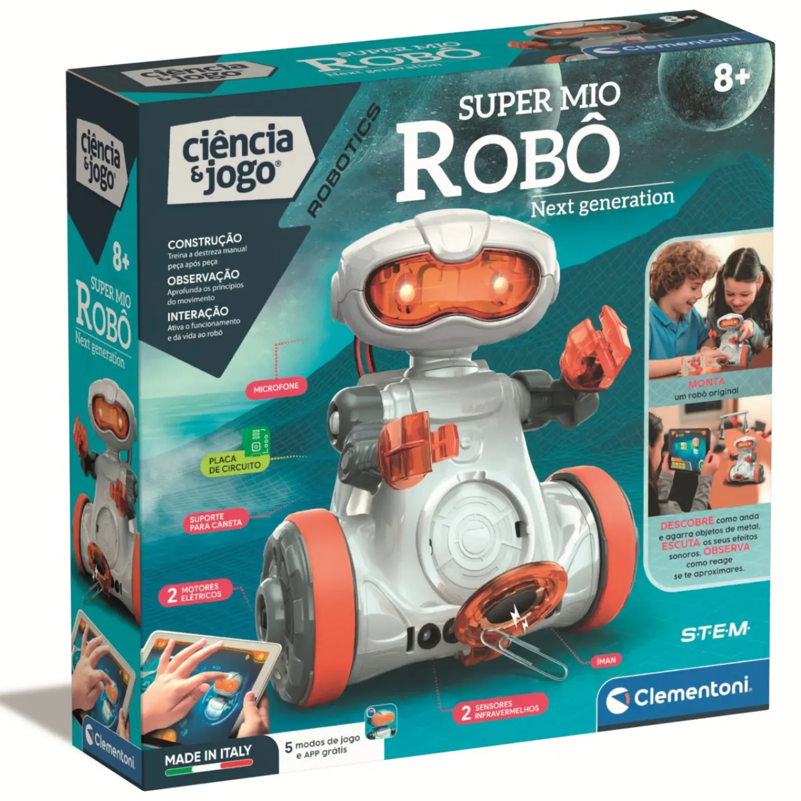 Ciência & Jogo Jogos Educativos E Científicos > Super Mio Robô Clementoni