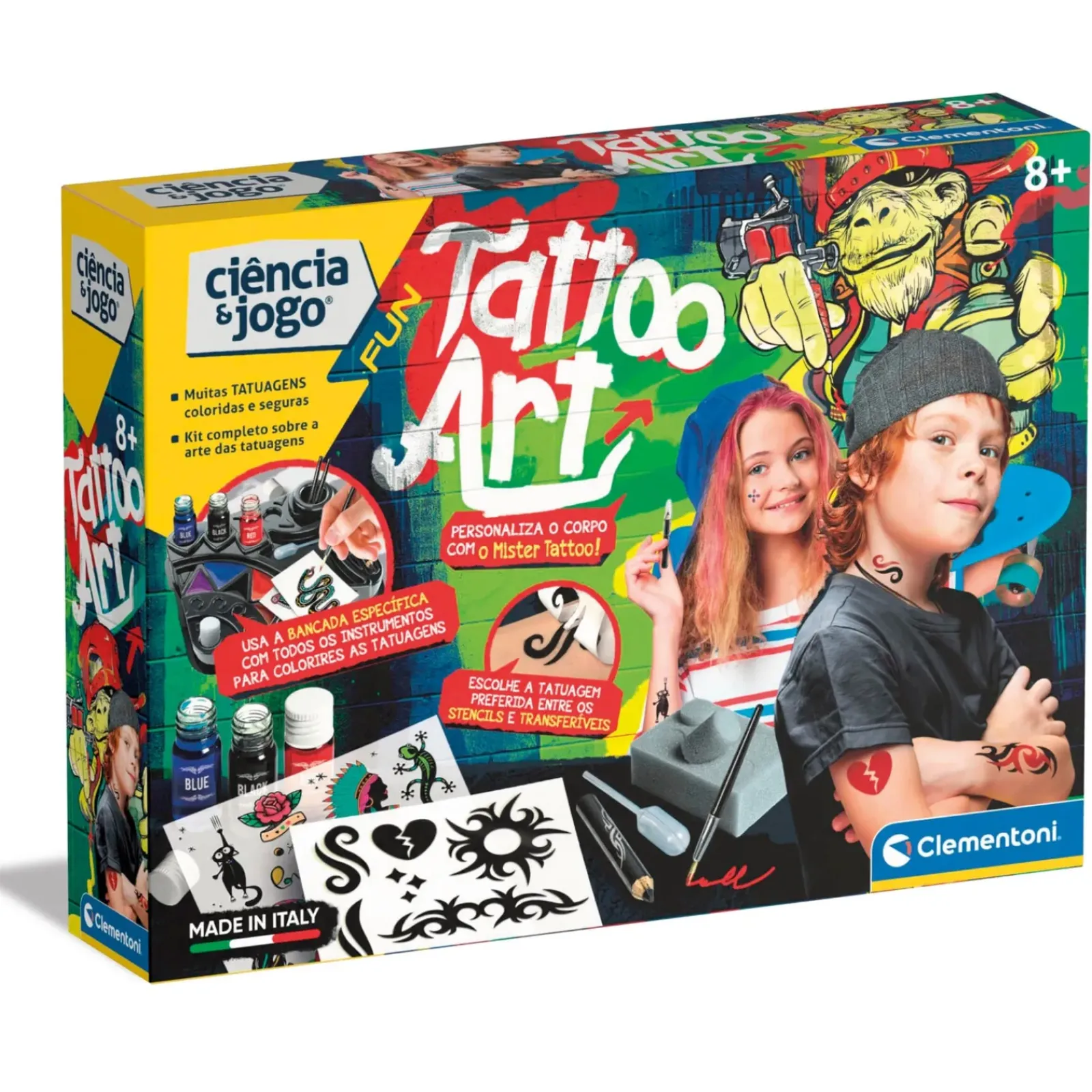 Ciência & Jogo Jogos Educativos E Científicos > Tattoo Art Clementoni