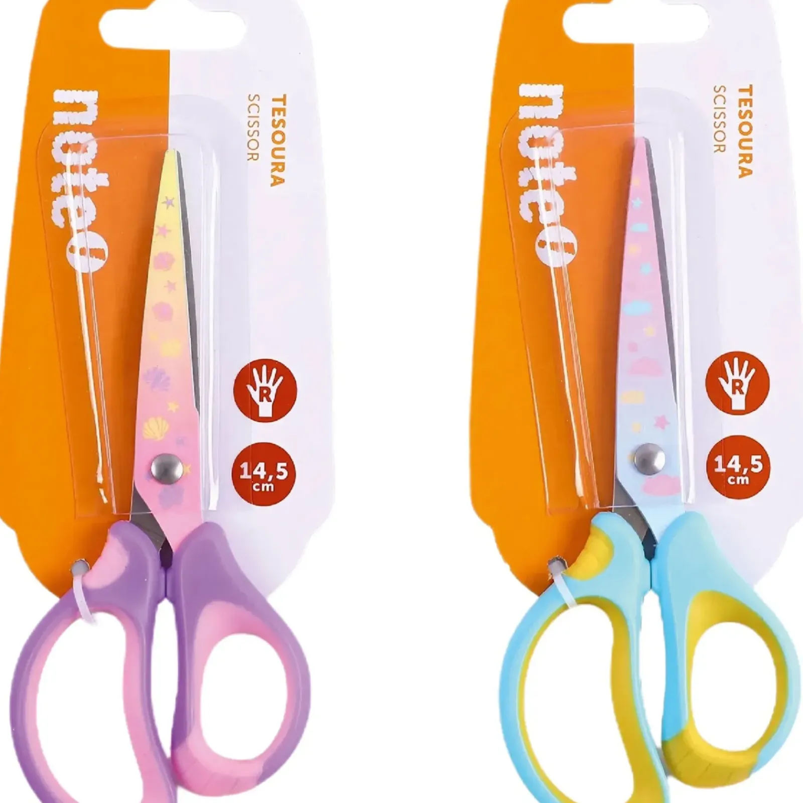New Note! Tesoura 15.5Cm Pastel