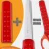 Sale Faber Castell Tesoura Escolar com Proteção Vermelha
