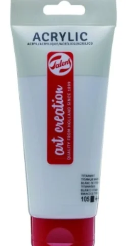 New Talens Tinta Acrílica 200ml Branco Titânio