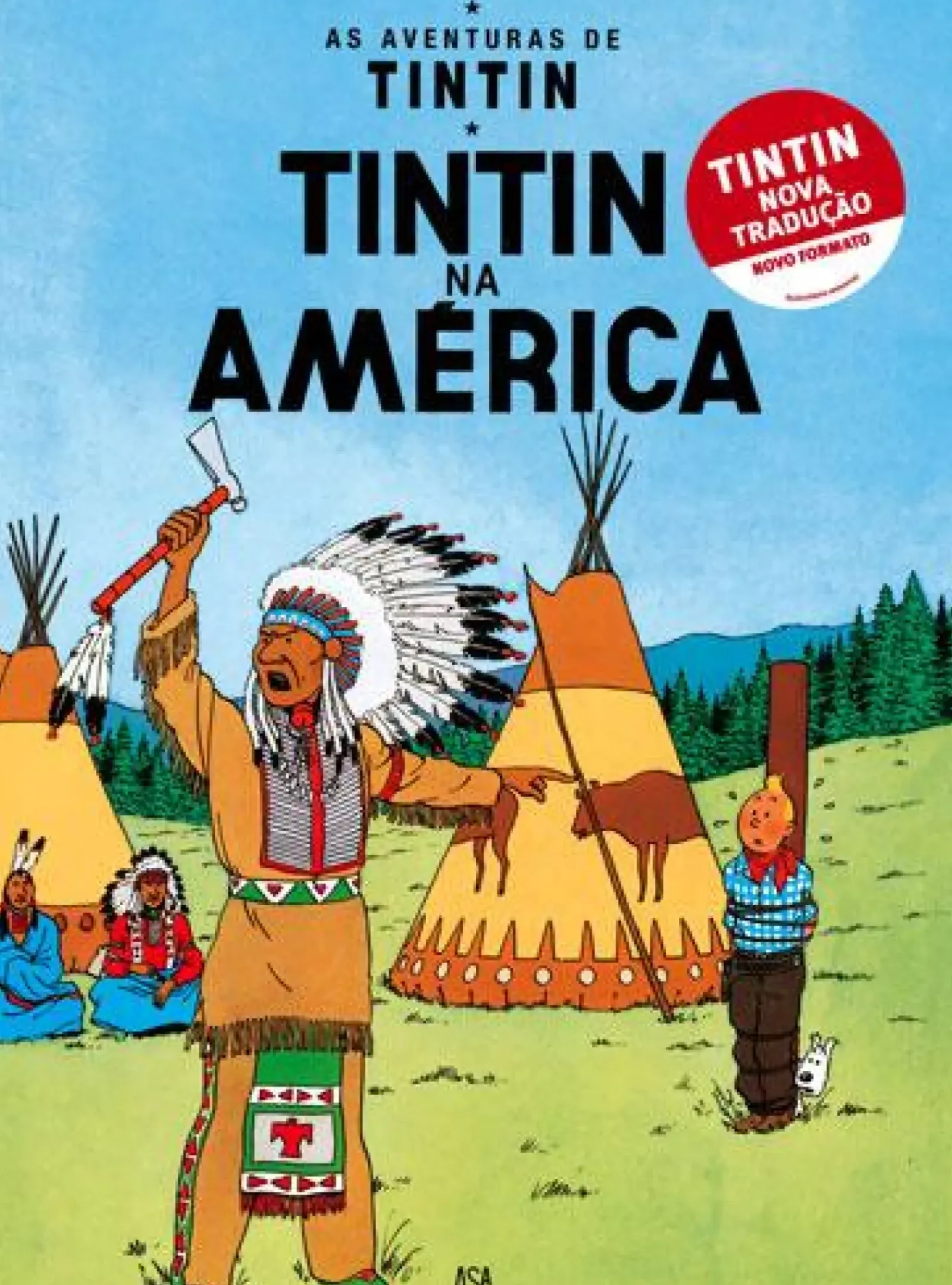 Asa Banda Desenhada E Novelas Gráficas > Tintin na América de Hergé