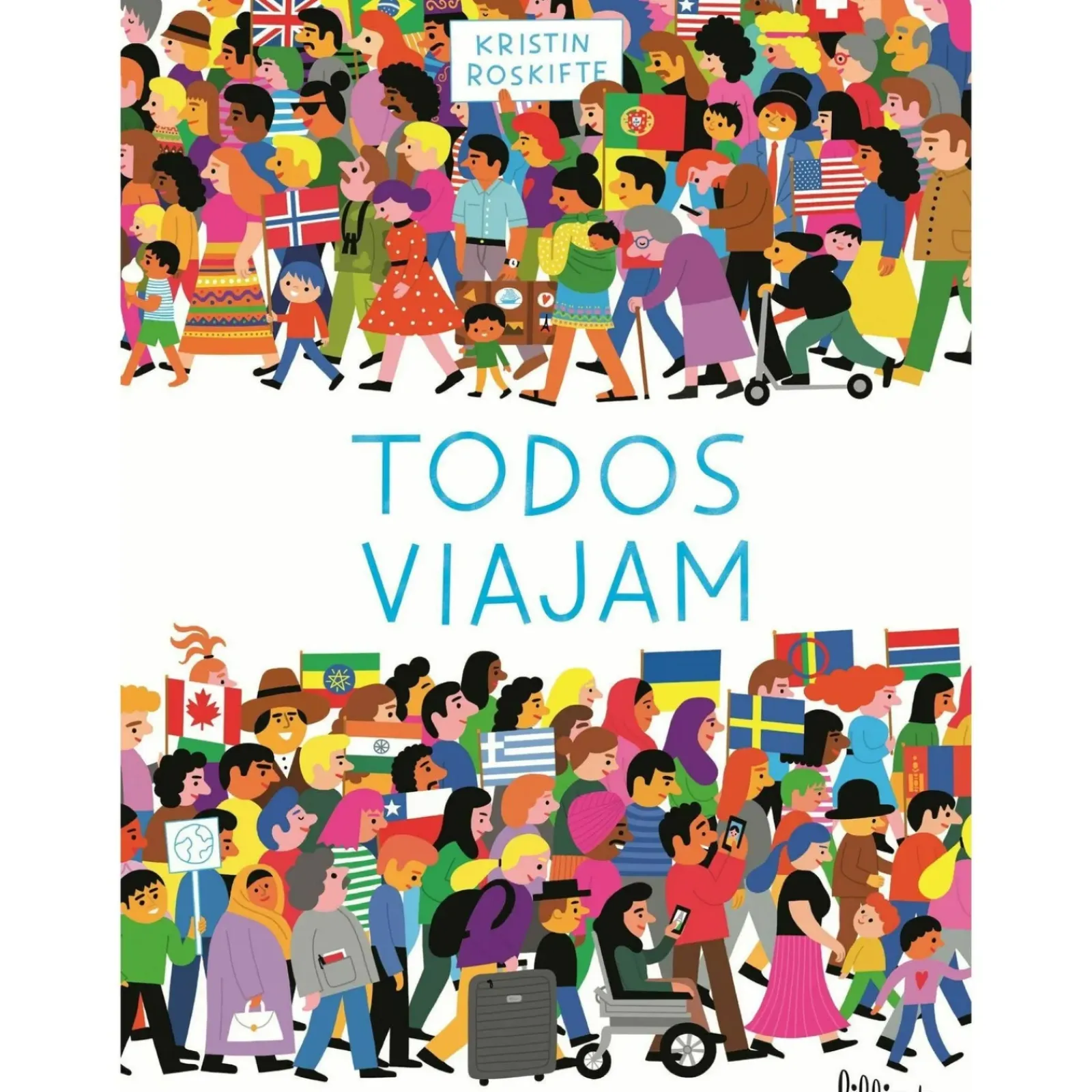 Sale Nuvem De Letras Todos Viajam de Kristin Roskifte